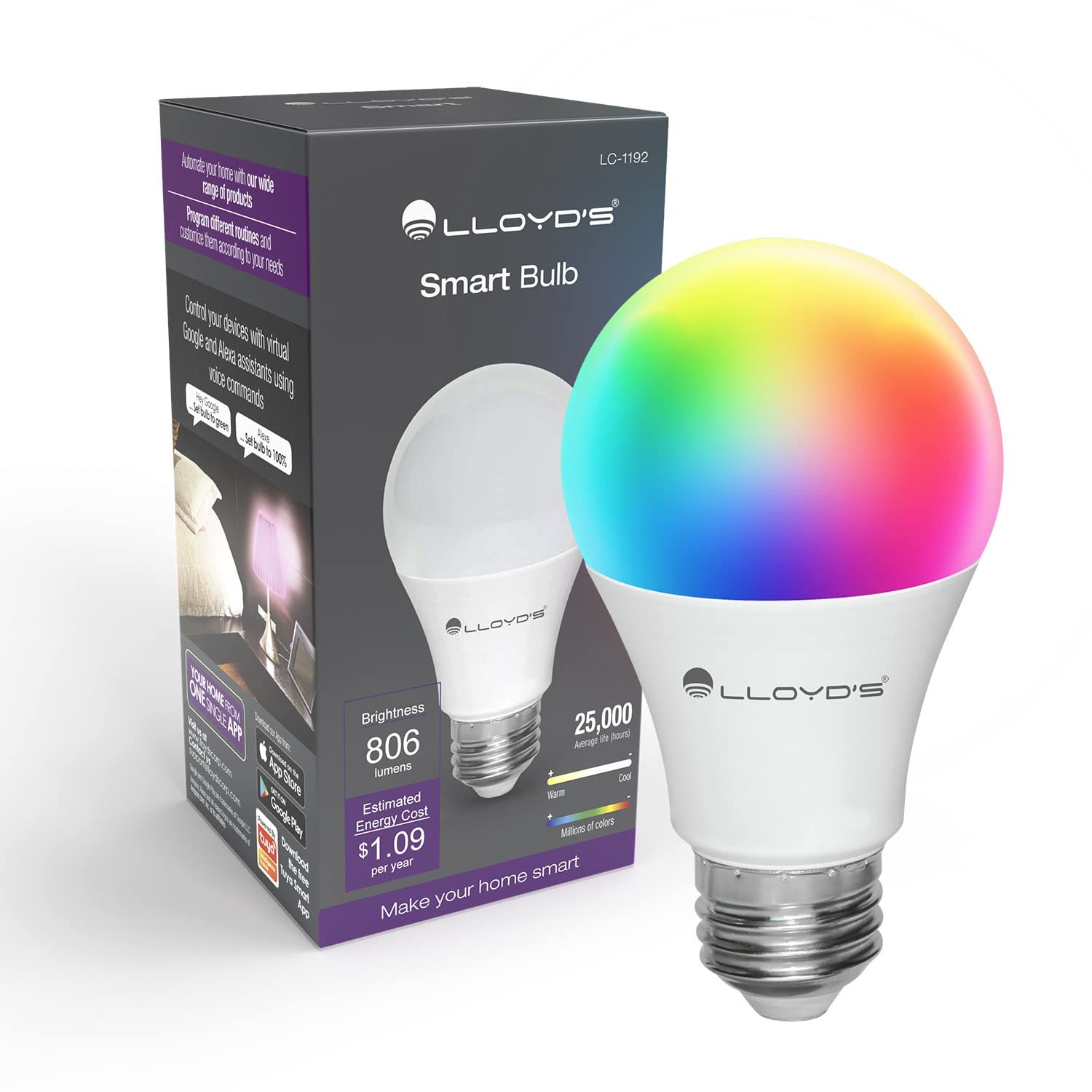 Foco Inteligente rgb Wifi