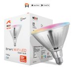 Foco LED Inteligente wifi 110v/1000 lumen Nexxt NHB-C410 RGB