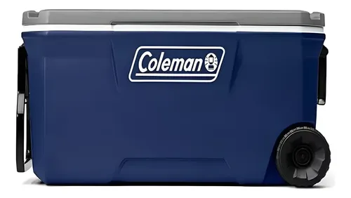 Hielera Grande Coleman 160 Latas Con Ruedas, Asas Y Portavasos