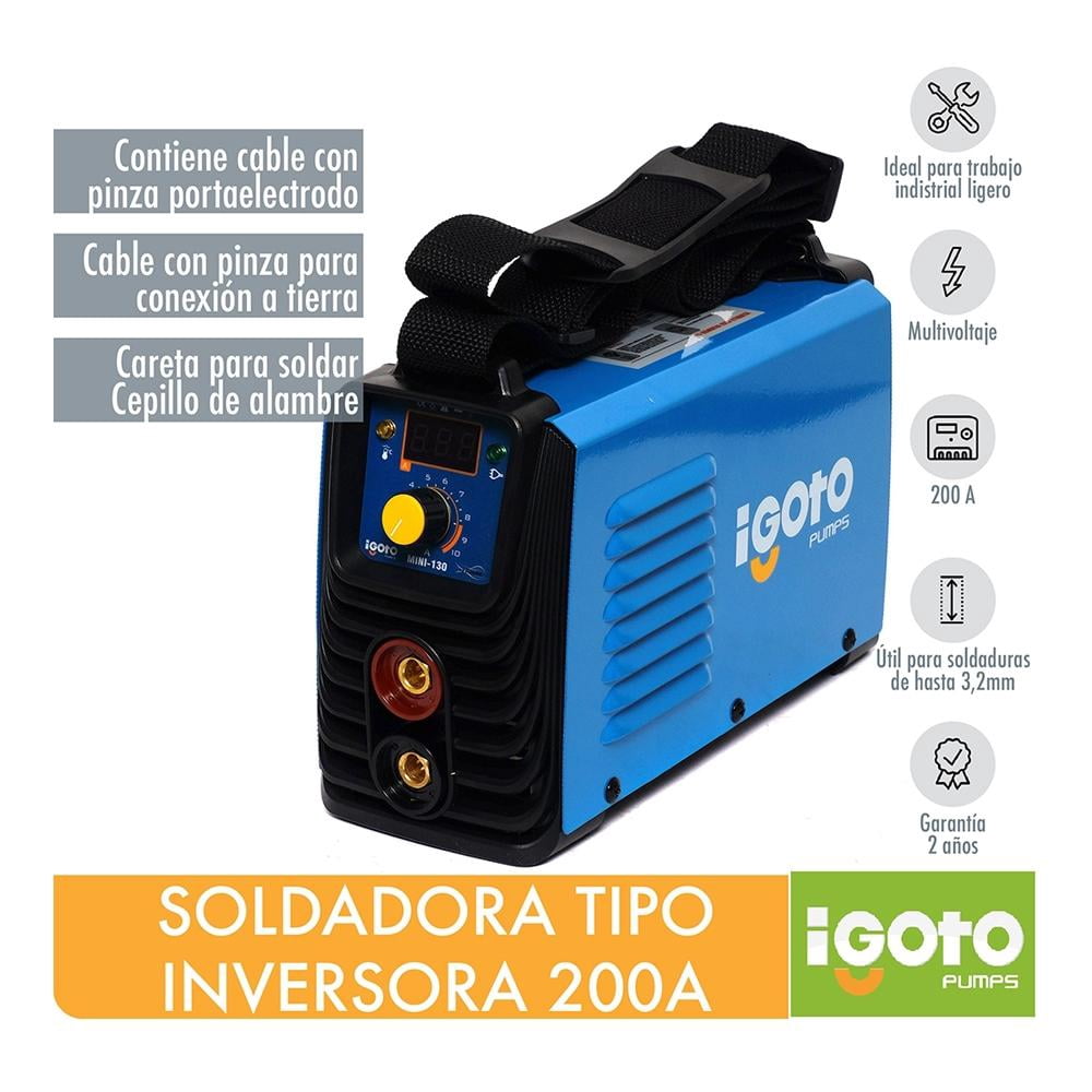 Inversora Soldadora Igoto Mini-200