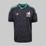 Jersey Adidas México Alternativo Mundial 2026 Juvenil - Color Negro