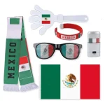 Juego De Banderas De La Copa Mundial De La México 2026