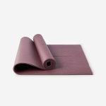 Kimjaly Tapete de Yoga Suave Confort Burdeos 173 cm X 61 cm 8 mm