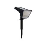 Lampara de pie LED Tecnolite Portia II Talla Luz cálida (3000 K) Negro