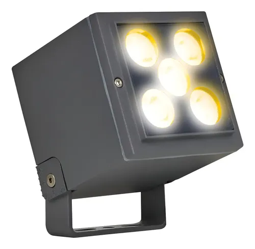 Lámpara Led Para piso Ip65 5w Luz Cálida Illux Pl-7704