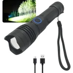 Lampara táctica ultra potente led t9 10000 lúmene