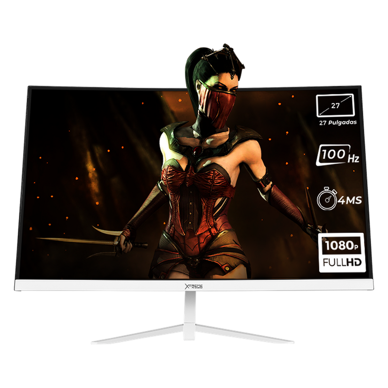 Monitor Gamer 27" Xtreme Pc Gaming Clarity Curvo 4ms 100hz Fhd va HDMI