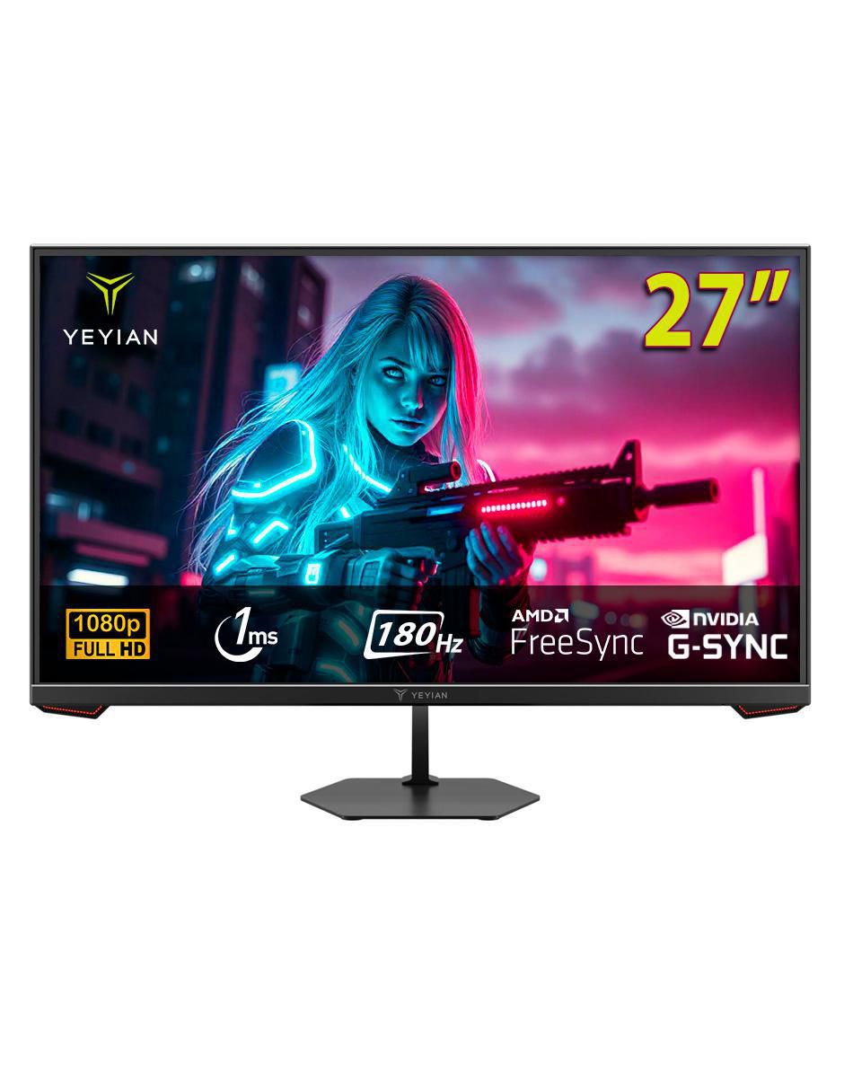 Monitor gamer Yeyian standard full HD 27 pulgadas 180HzAvanceYMF IPF27G1 Negro