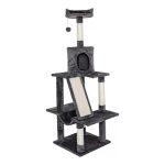Mueble Grande Rascador tipo Árbol p/Gatos Sp-3832 Pawffy