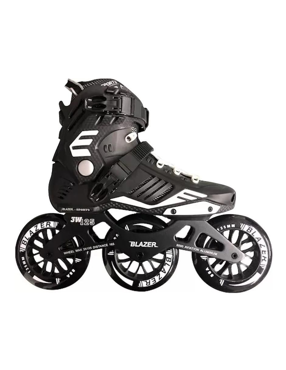 Patines en linea Blazer pro bz 125 bco velocidad unisex Talla 28 Negro