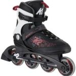 Patines en Linea K2 Kinetic 80 W Negro/Rojo