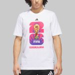 Playera adidas Mundial 2026 Guadalajara Color Blanco