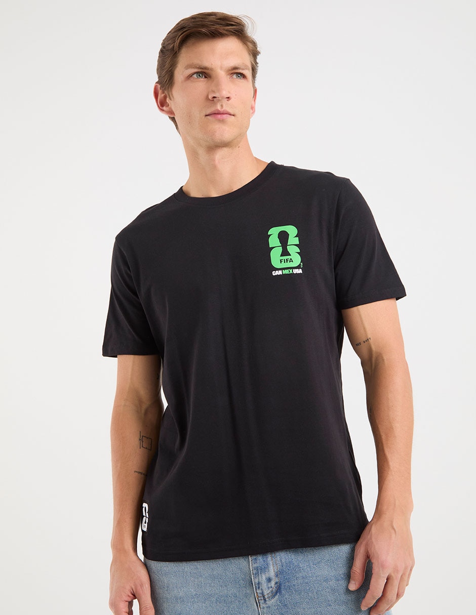 Playera FIFA World Cup WC 2026 cuello redondo para hombre Talla