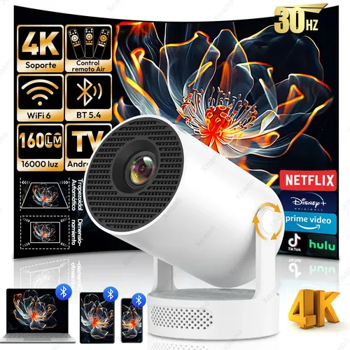 Proyector portátil 4k wifi bt android 11