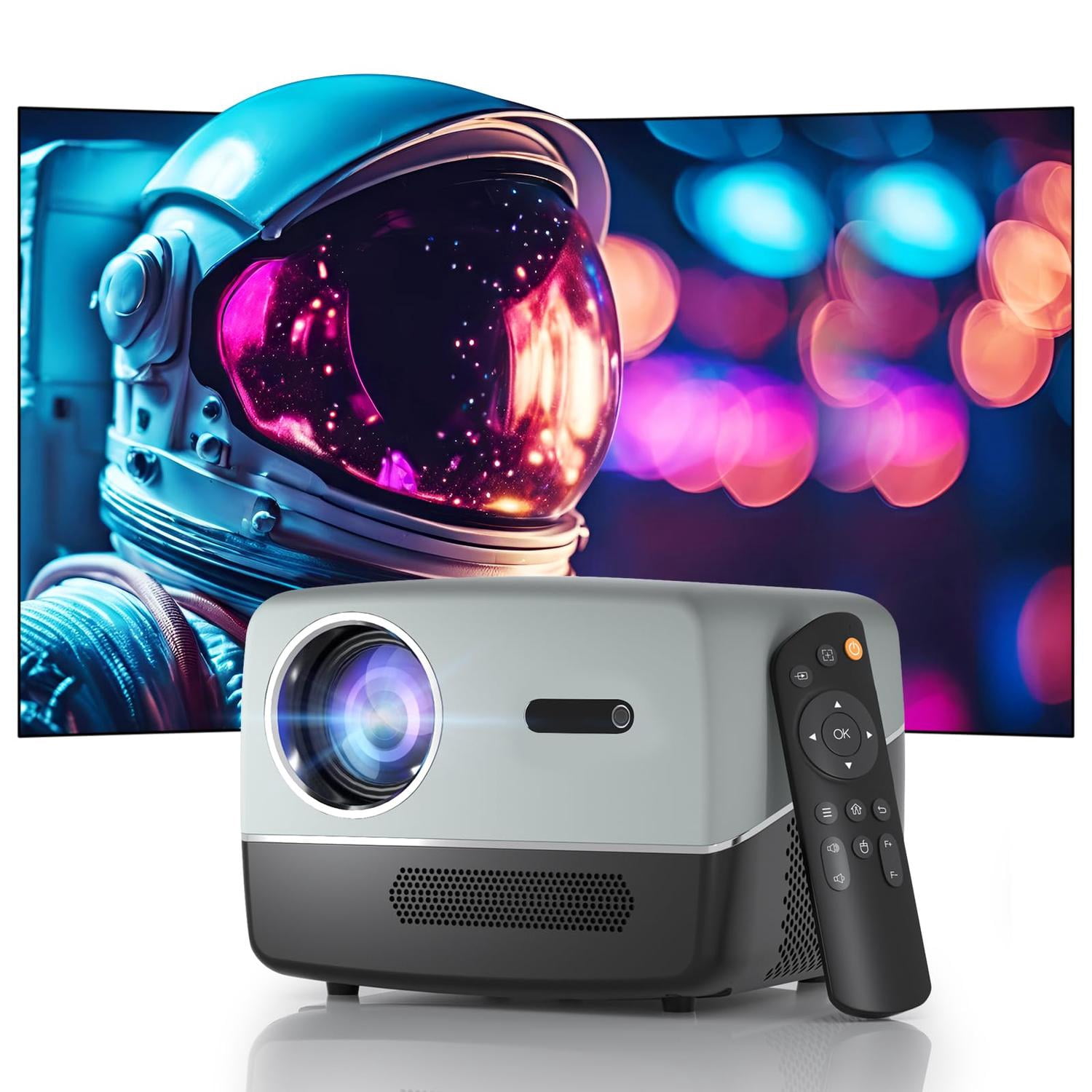 Proyector portátil Native 4k hd 350 ansi con Enfoque Automático y Corrección Keystone