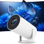 Proyector portátil thunrlge 4k 1080p full hd android 11 wifi 6
