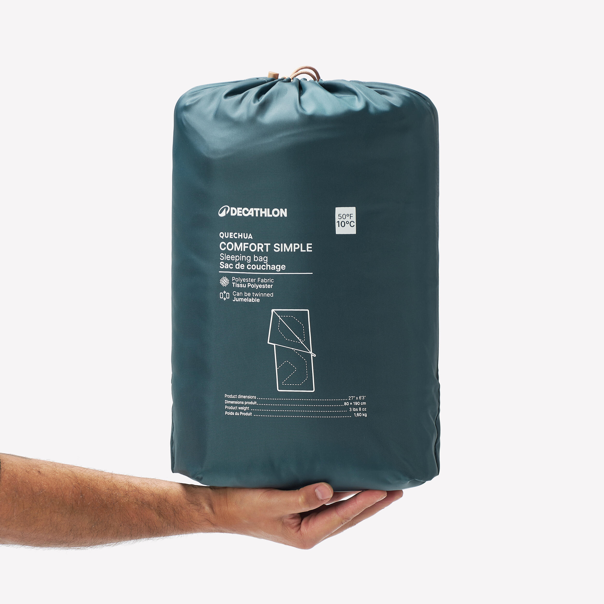 Quechua Sleeping Bag De Camping 10 °C