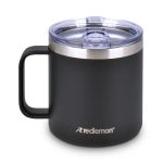 Redlemon Termo para Café de Acero Inoxidable Taza con Tapa Hermética 400 ml