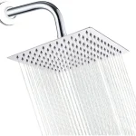 Regadera Cuadrada 10 Baño Ducha Lluvia Solvex Cromada