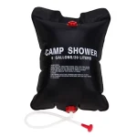 Regadera Solar Portátil Freds 20 L Camping Ducha Calentamiento Rápido Negro