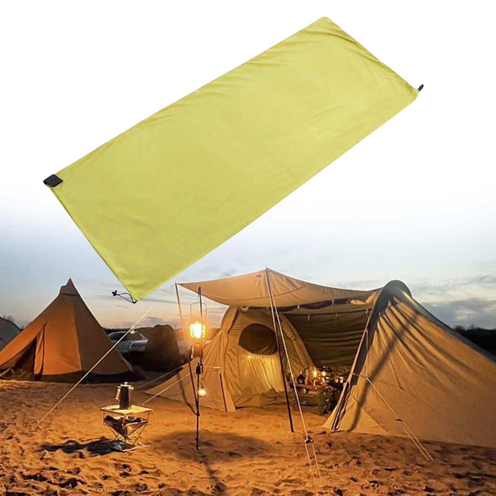 Saco de dormir de forro polar con sábana interior plegable portátil de 180 x 80 cm