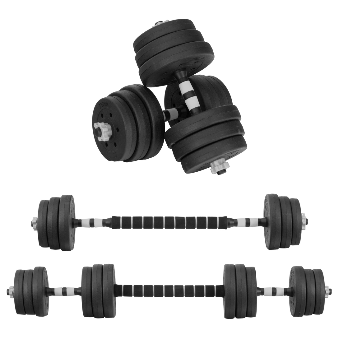 Set de Mancuernas 20 kg Ajustables Para Ejercicio Gym Altera