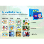 Tablet con funda pad 10'' android 64gb+4gb memoria ram azul