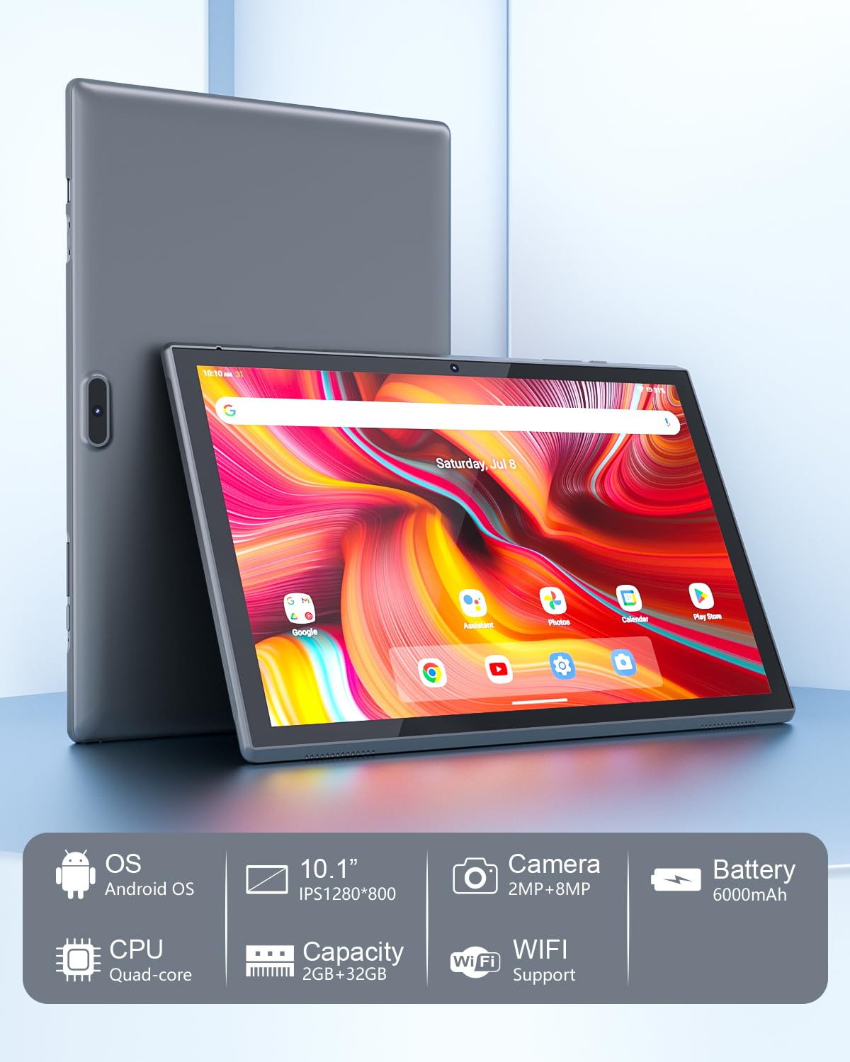 Tableta Android Zzb De 10 Pulgadas