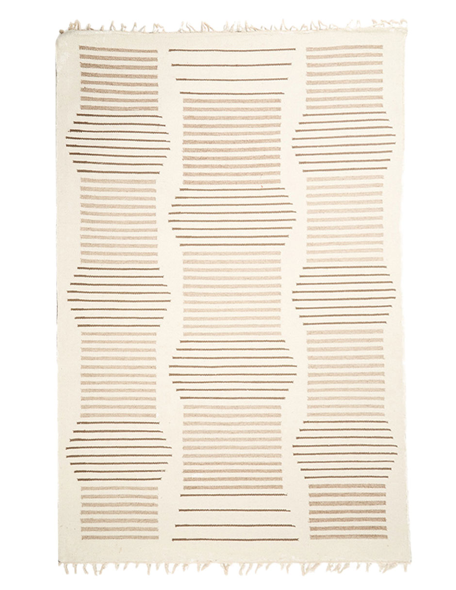 Tapete Haus Talla 180 x 120 cm Crema