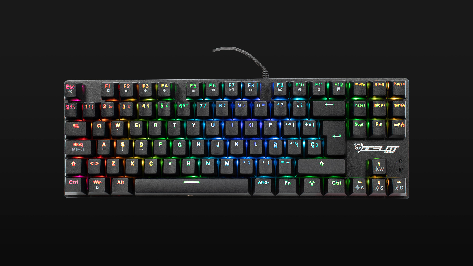 Teclado Ocelot Gaming Ok-TKL2