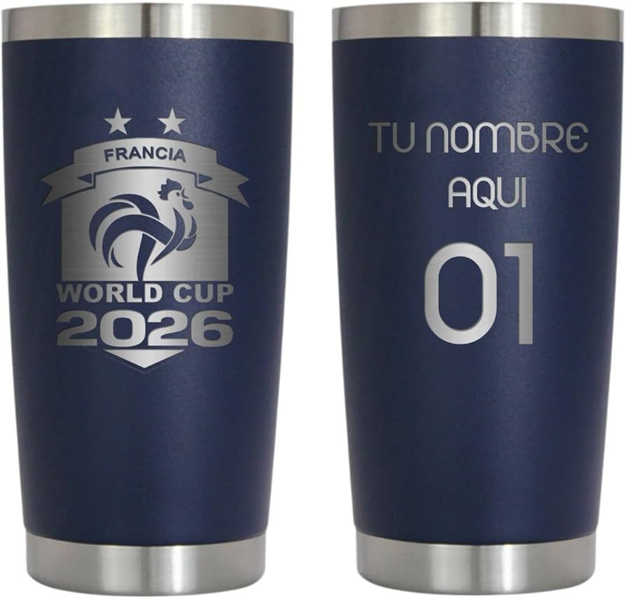 Termo Vaso de Mundial 2026 World Cup México Tumbler Asilante Termos para Cafe personalizado con equipos de Fútbol