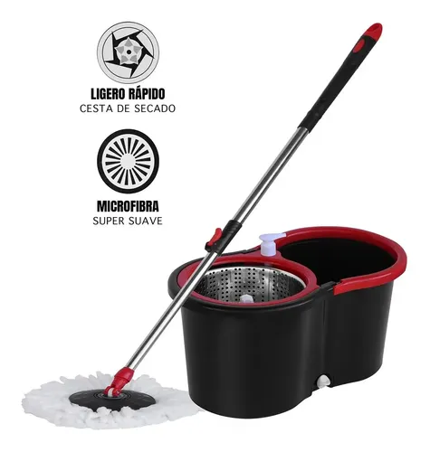 Trapeador Giratorio Spin Mop 360° Sistema de Limpieza