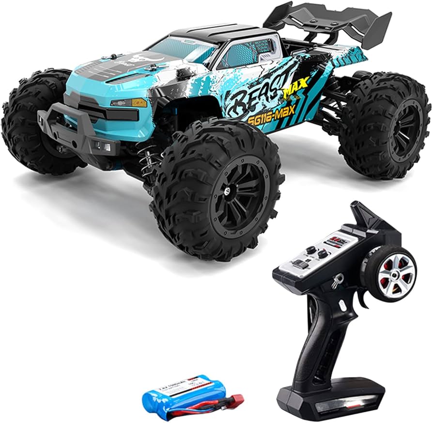 VOSTEVAS Carro Control Remoto 4x4 Todo Terreno 80 Km/H Alta Velocidad Coche de Control Remoto Recargable