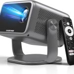 VUEKIME 2026 Proyector Portátil con Android 13 Proyector 4K Soporte y 1080P Nativo con WiFi 6 y Bluetooth 5 2