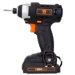 WEN 49120 Taladro inalámbrico de 20 V MAX de iones de litio con batería