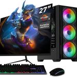 Xtreme PC Gaming AMD Radeon Renoir Ryzen 5 5600G 16gb SSD 1TB Monitor 27 wifi